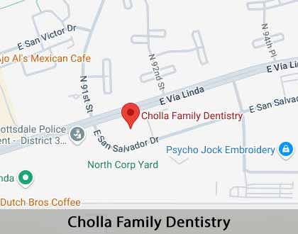 Map image for Invisalign in Scottsdale, AZ